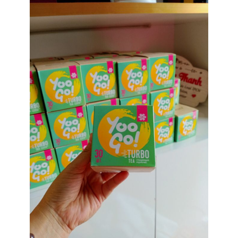 Trà thảo mộc YOO GO Turbo tea Siberian giúp giảm mỡ và đào thải độc đường ruột.