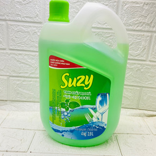 Nước rửa chén bát suzy nhật bản 4l thành phần hữu cơ, an toàn da tay khử mùi hiệu quả_tạp hóa nhà lim