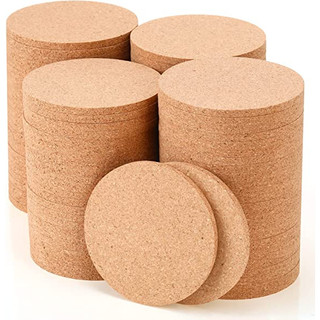 Đế lót ly gỗ bần , miếng lót ly gỗ ép hút ẩm tốt 9cm , siêu hút nước- nhận khắc logo lên sp- an nhiên st