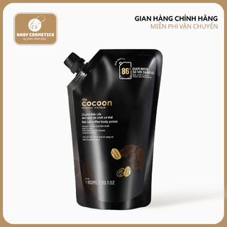 Cà phê Đắk Lắk làm sạch da chết cơ thể cocoon 600ml thuần chay