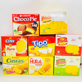 Lẻ 1 Hộp bánh lễ Tipo 48g Hura Chocopie custas cosy Atela hộp 2-3  chiếc