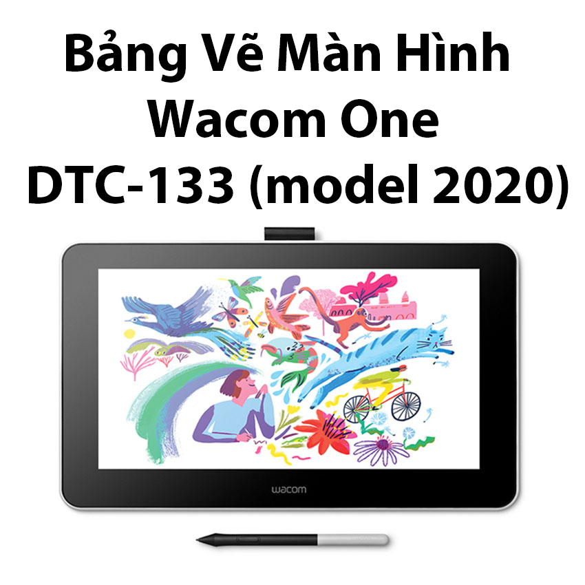 Bảng vẽ Điện Tử Wacom One (DTC-133) sử dụng sơ