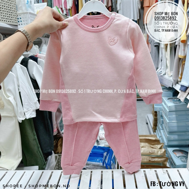 Bộ dài tay Baru vải nỉ mềm mịn cho bé trai bé gái