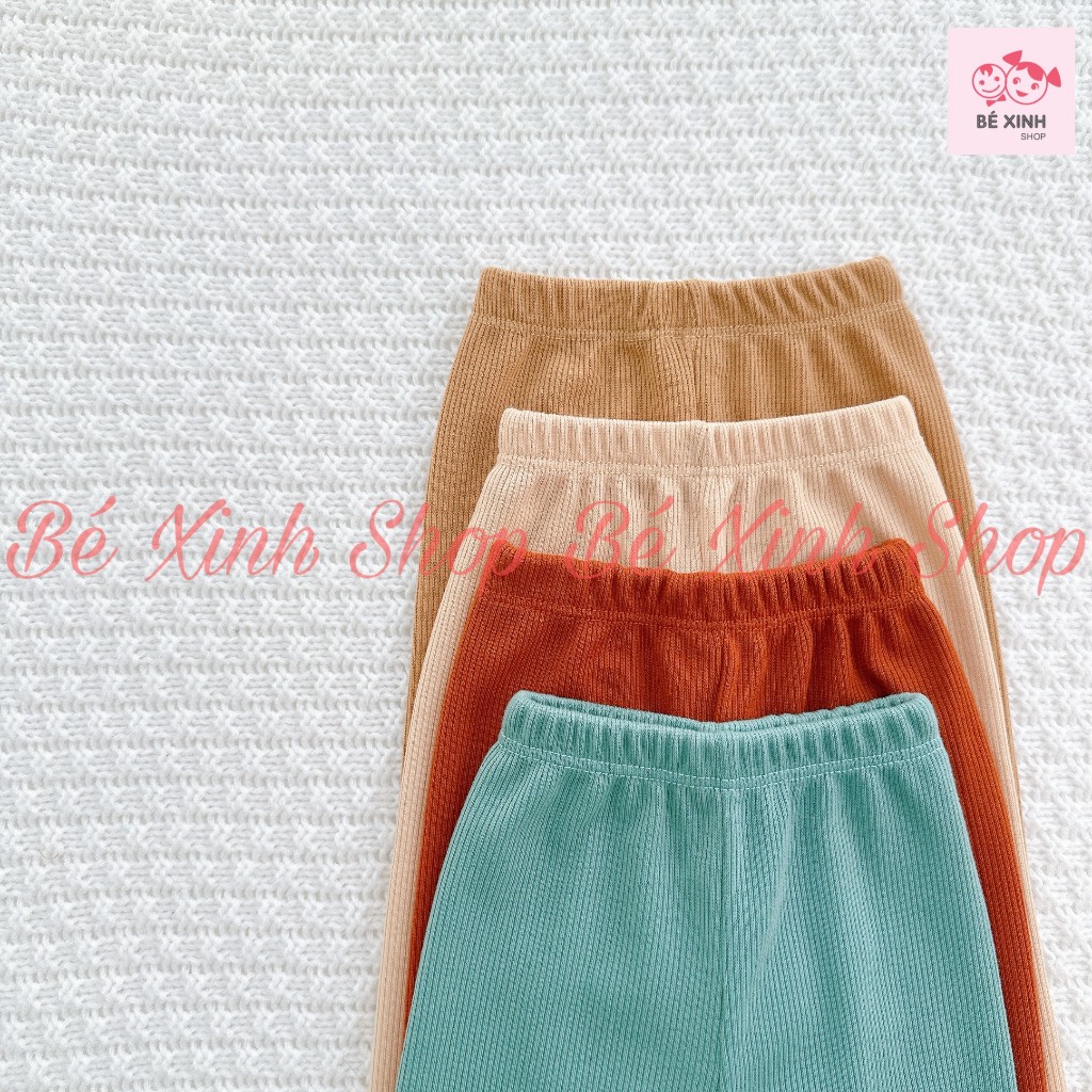 Đồ Bộ Dài Tay Thu Đông Cho Bé Trai Bé Gái 3-15kg  Bộ Len Tăm Tay Dài Có Nón Cho Bé Trai Gái BỘ NÓN GẤU THỎ