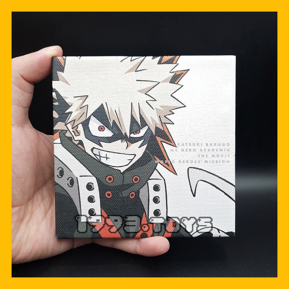 [991] Tranh nhựa Ichiban Kuji Bandai Spirtis Canvas Board - My Hero Academia - (F Prize) Bakugo Katsuki