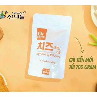 Bột phô mai lắc hàn quốc o!sajang 100g
