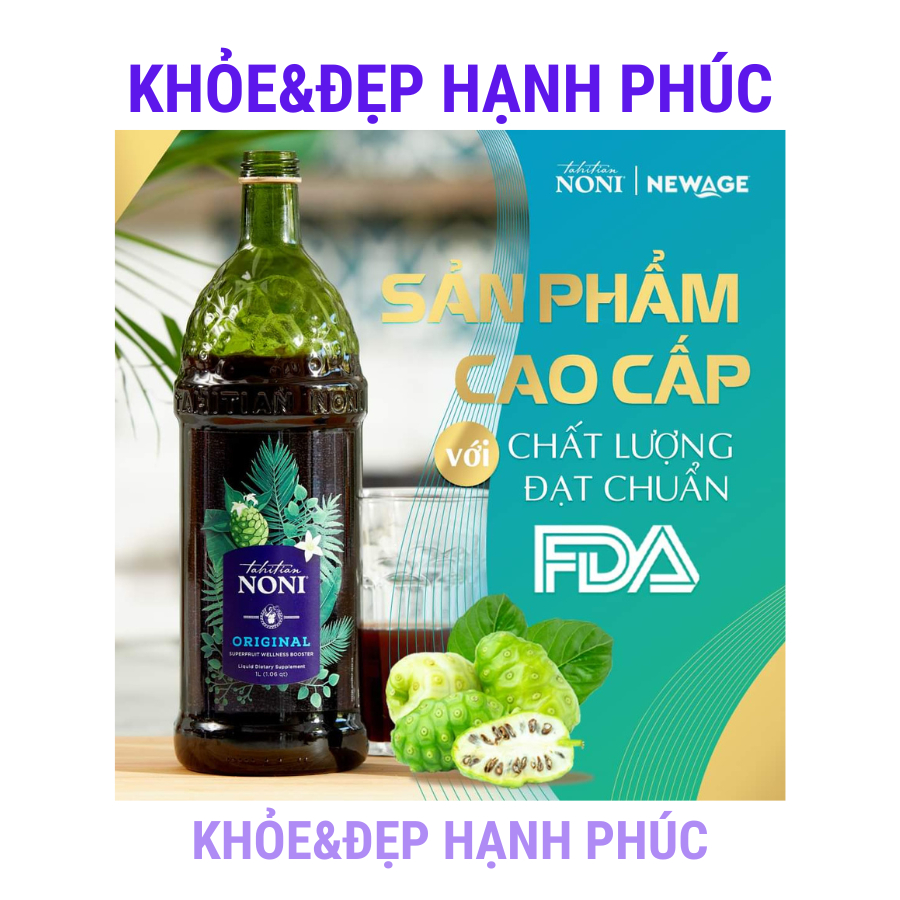 Nước ép trái nhàu Morinda - Noni Juice - 1000ml/chai
