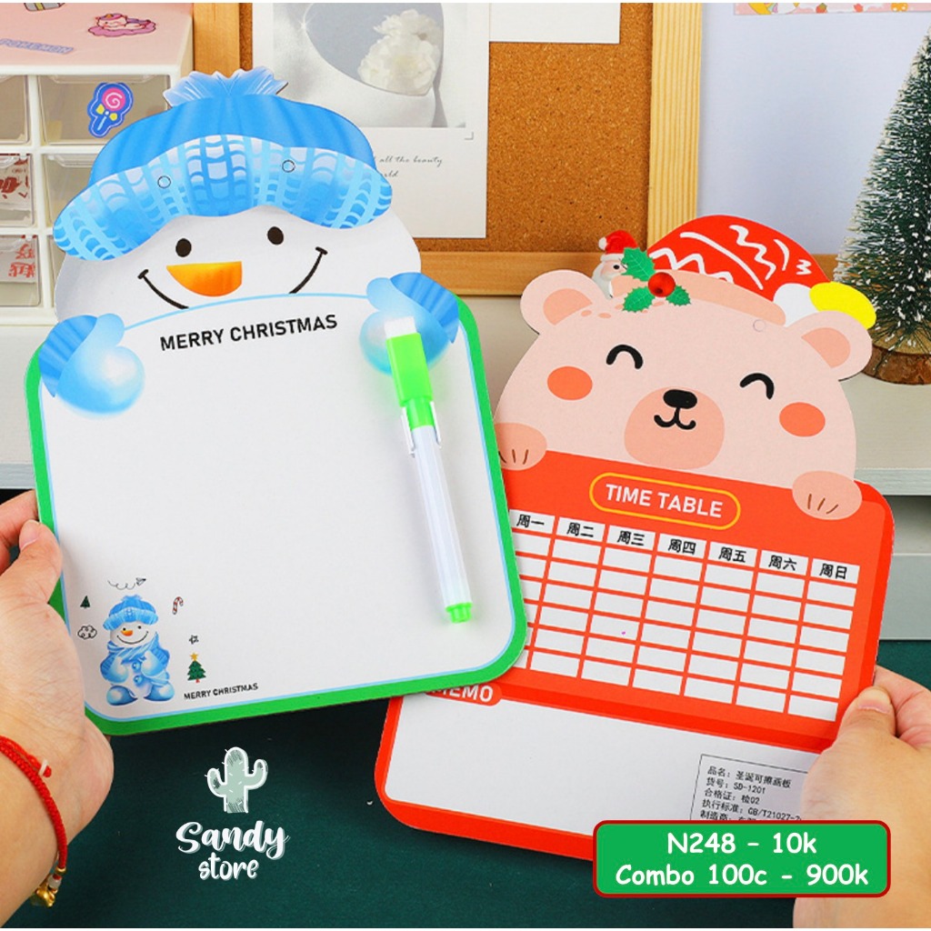 N248 - Bảng viết mini Noel