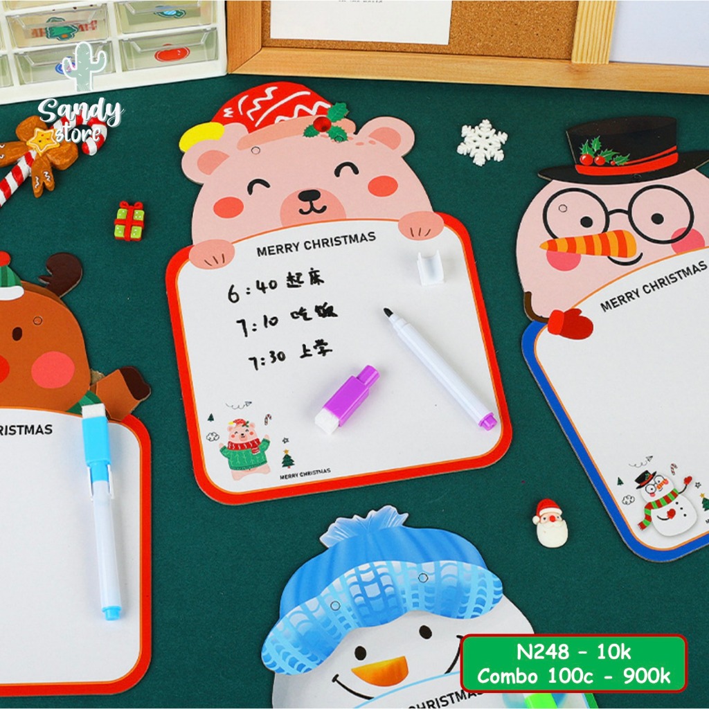 N248 - Bảng viết mini Noel