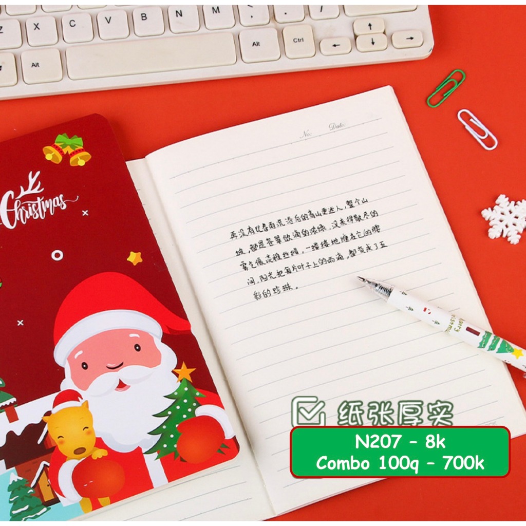 N207 - Sổ Tay A5 Noel