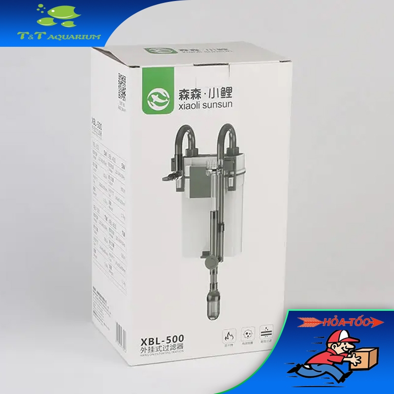 Máy Lọc Treo Xiaoli SUNSUN phiên bản mới nhất XBL 300 | XBL 400 | XBL 500 | XBL 600 dùng cho hồ thủy