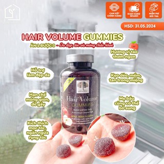  Kẹo mọc tóc  New Nordic - Hair Volume Gummies  - kích thích mọc tóc nhiều ngăn ngừa gãy rụng tóc tóc chắc khỏe 