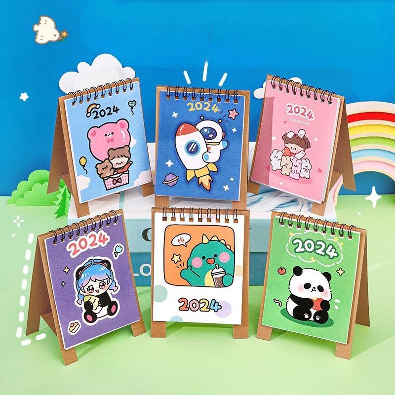 Lịch 2023-2024 Để Bàn Mini Ghi Chú Dễ Thương Cute Timo DD50