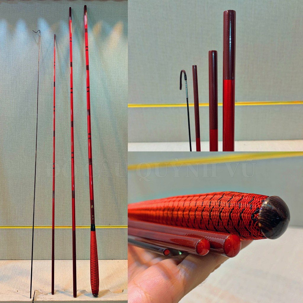 Cần câu tay ráp khúc TRIỆU ẢNH 3h 28i, câu cá diếc, rô, chép nhỏ thiên nhiên