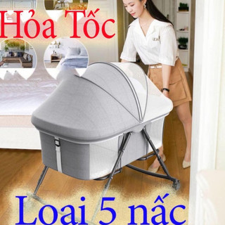 Nôi cho bé gấp gọn giường trẻ em di động giường nhỏ ghép giường lớn giường nôi có thể tháo rời đa chức năng