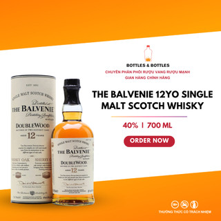 Rượu single malt scotch whisky the balvenie double wood 12 yo 700ml - 40%