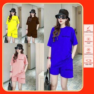 Bộ đồ short thun thể thao cotton New.York đẹp mát mịn siêu hót đủ size .