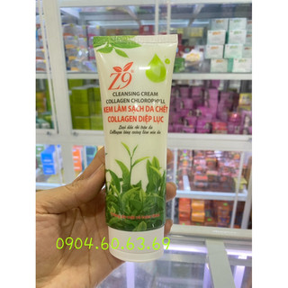 Kem làm sạch da chết collagen diệp lục z9 100ml