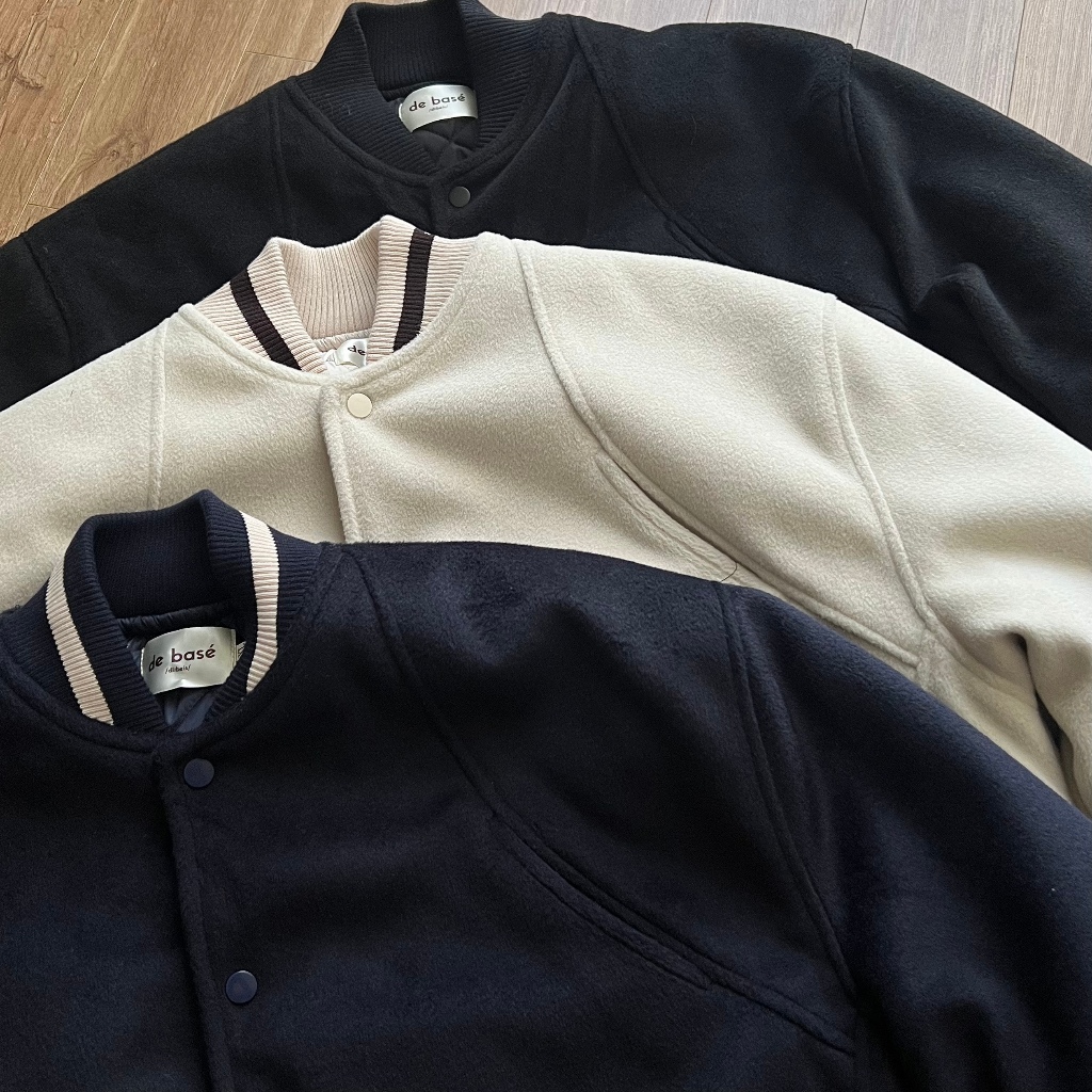 Áo BOMBER dạ - LAZY POCKET BOMBER - Form CROP - De Basé