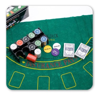 Set 200 chip poker có hộp / set 100 phỉnh poker có hộp chơi tài sửu