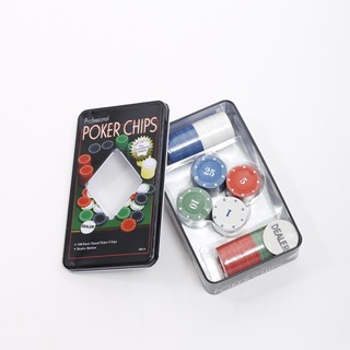 Set 200 chip poker có hộp / set 100 phỉnh poker có hộp chơi tài sửu