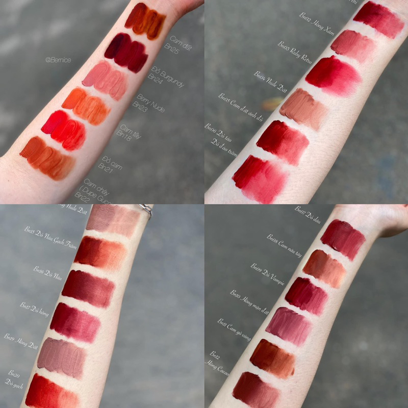 SON BERNICE CHÍNH HÃNG MỚI NHẤT 2023