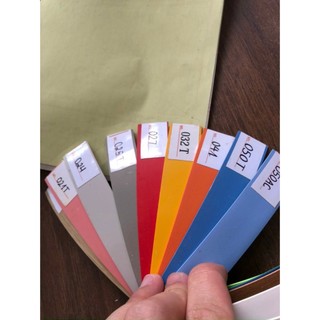 Nẹp chỉ nhựa pvc dán cạnh 21mm, nẹp đơn sắc các màu -giá tính cho 1m dài