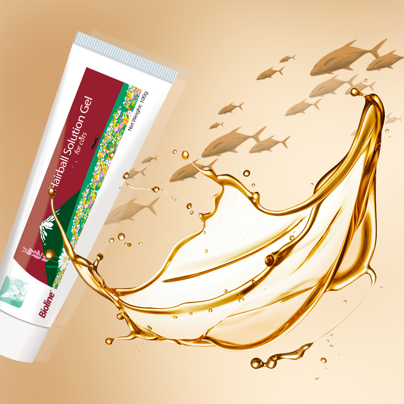 Hairball Solution BIOLINE 100g - Gel Tiêu Búi Lông, Giảm Hôi Miệng Cho Mèo
