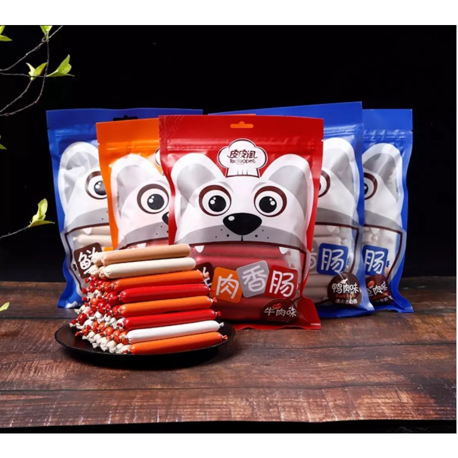 Xúc Xích Cho Chó Mèo Taotaopets Bịch 30 Cây Đủ Vị