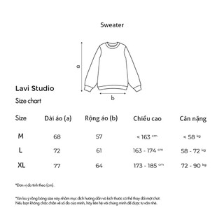 Áo Sweater Lavi Studio/ Shark Nỉ Lông Cáo
