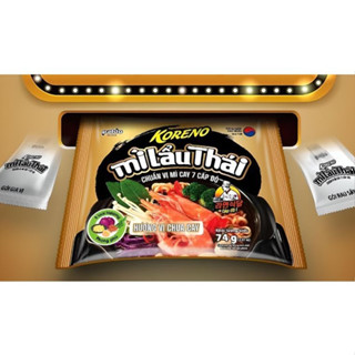 MỲ KORENO jumbo lốc 5gói VỊ LẨU THÁI CHUA CAY