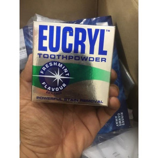 Bột tẩy trắng răng cấp tốc EUCRYL 50g nhập khẩu anh quốc