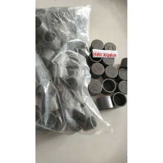 Compo 100 nút bịt nhựa pvc trơn phi 21, phi 27