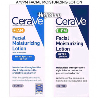 Kem dưỡng ẩm cerave am & pm facial moisturizing lotion 89ml