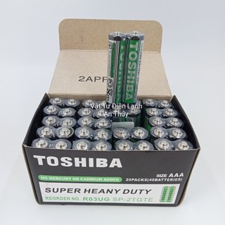 Hộp 40 viên pin aaa 1.5v toshiba
