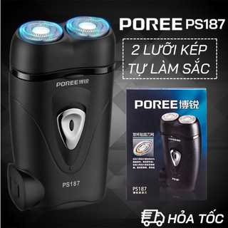 Máy cạo râu 2 lưỡi kép cạo sạch chân râu - dao cạo râu cao cấp cho phái mạnh