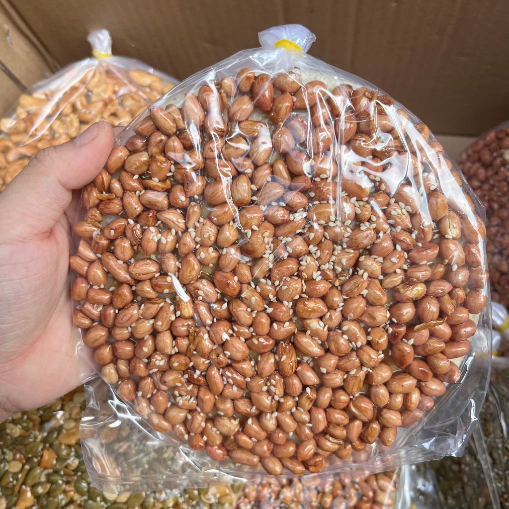 Gói lớn 17cm - Kẹo hạt điều, hạt bí, đậu phộng, kẹo thập cẩm giòn thơm ngon