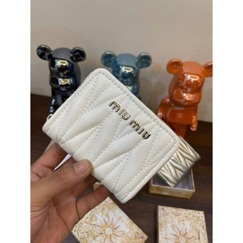 Ví dài cầm tay trần chỉ xương cá nhiều ngăn siêu đẹp