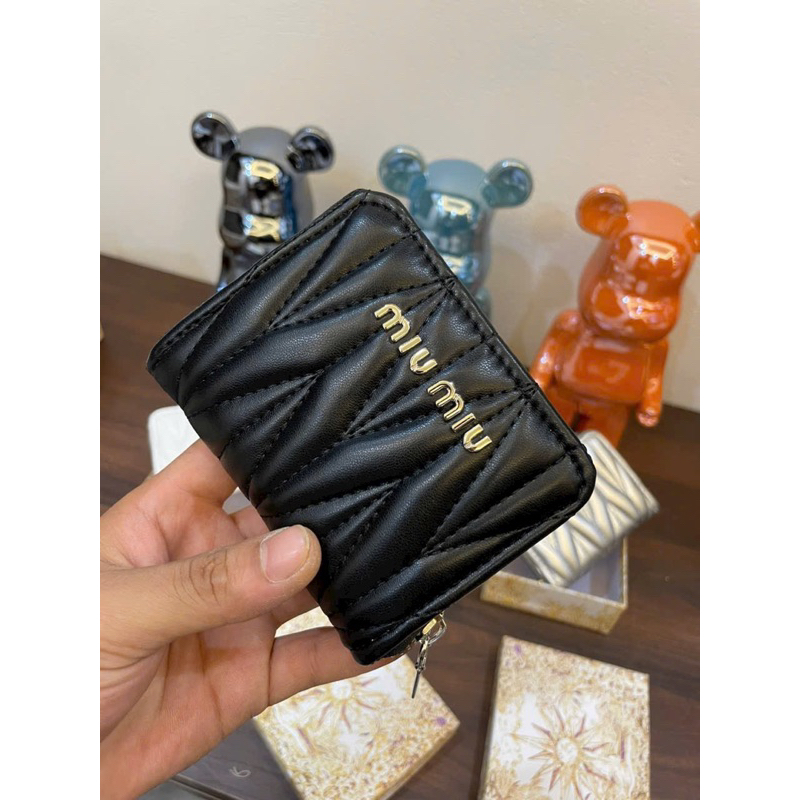 Ví dài cầm tay trần chỉ xương cá nhiều ngăn siêu đẹp