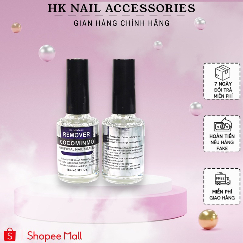 Chai ủ phá móng gel coco HK NAIL ACCESSORIES