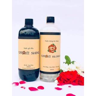 Nước gội đầu hữu cơ hoa hồng, nước tráng thơm Karose 500ml