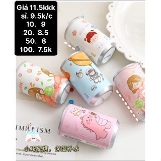 Lon 30 khăn giấy ướt 30 tờ, khăn ướt lon