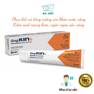 Kem đánh răng kin b5 làm sạch mảng bám, phục hồi nướu răng 125ml dùng hàng ngày ngừa sâu răng viêm lợi