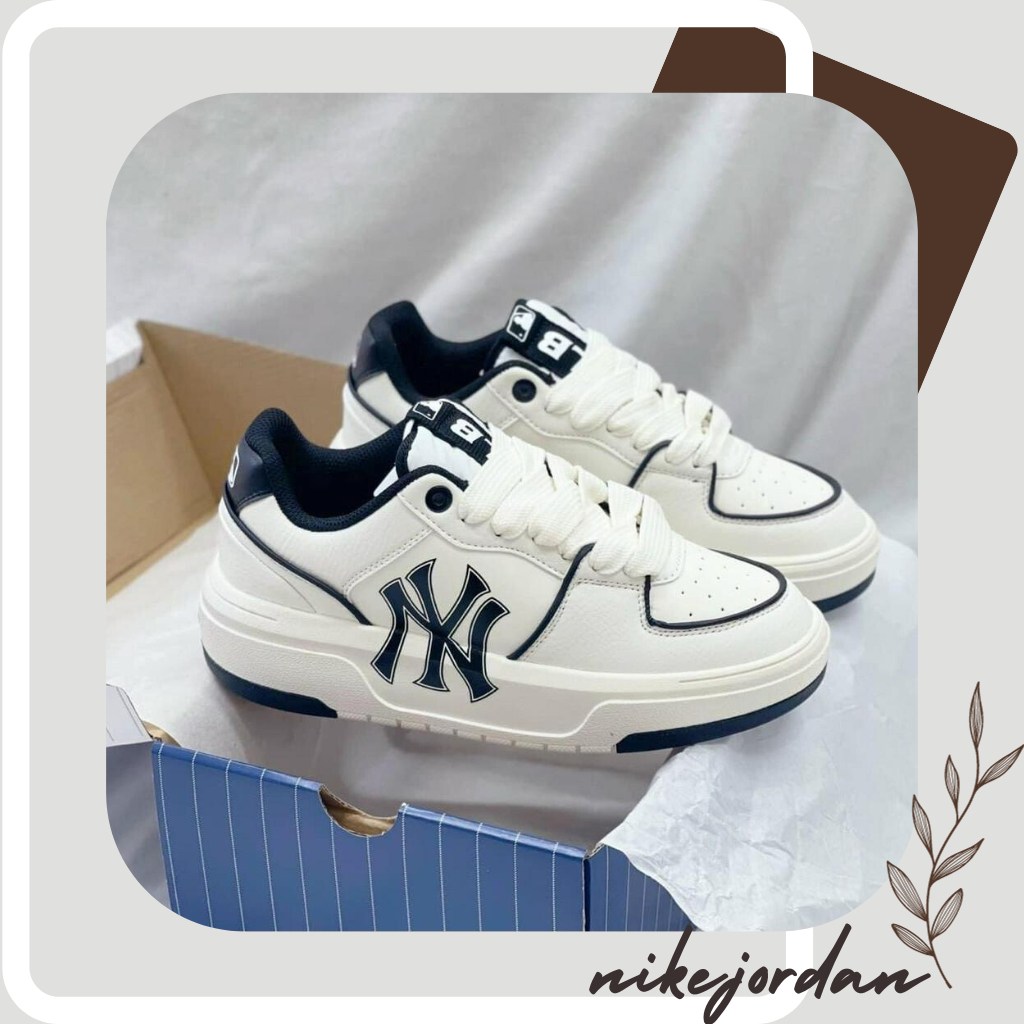 Giày MLB Chunky Nam Nữ, Giày MLB NY Đen Thời Trang Full Box Bill