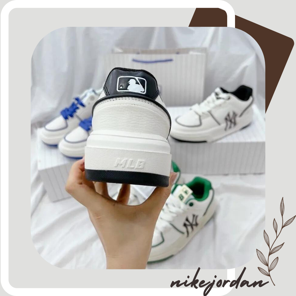 Giày MLB Chunky Nam Nữ, Giày MLB NY Đen Thời Trang Full Box Bill