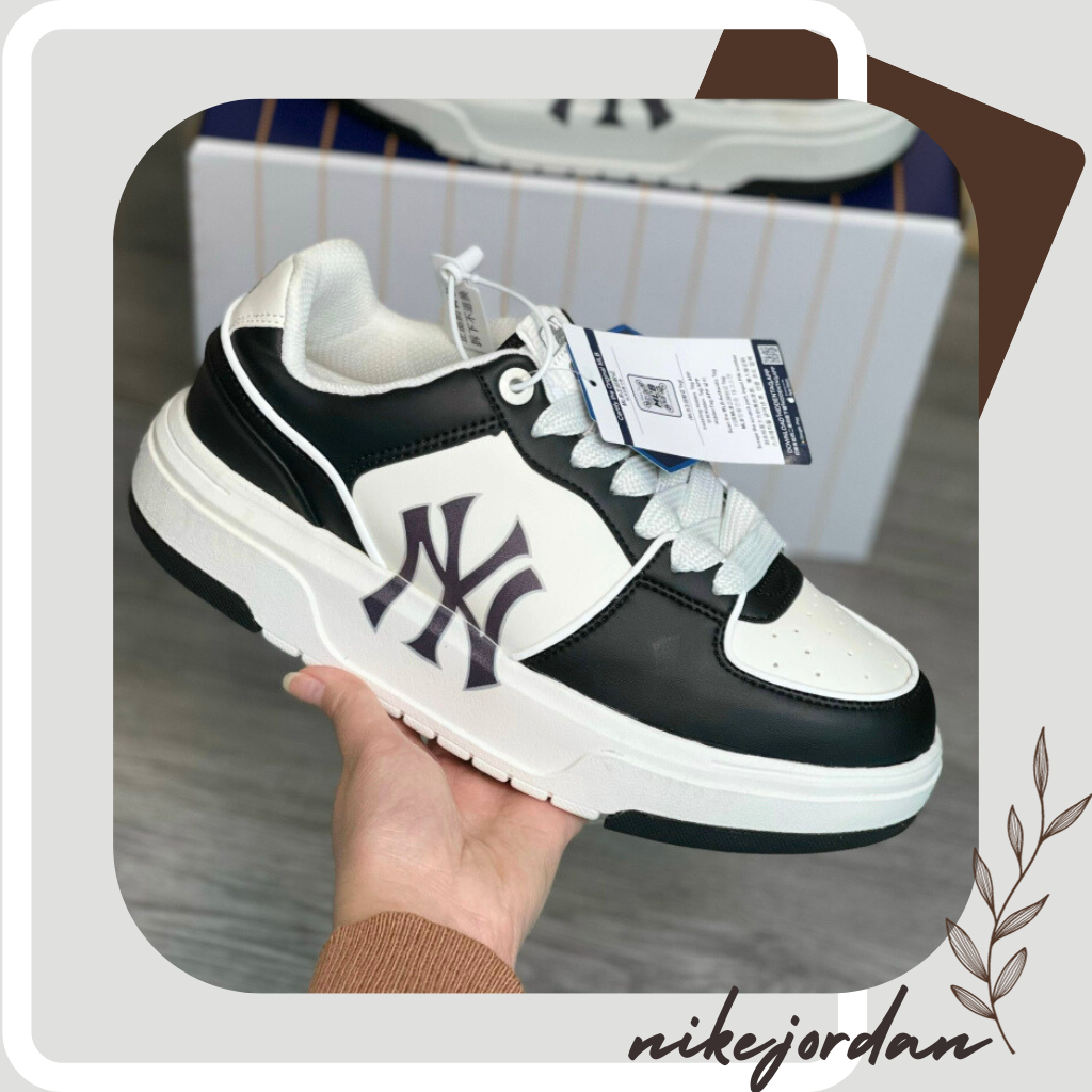 Giày MLB Chunky Nam Nữ, Giày MLB NY Đen Thời Trang Full Box Bill