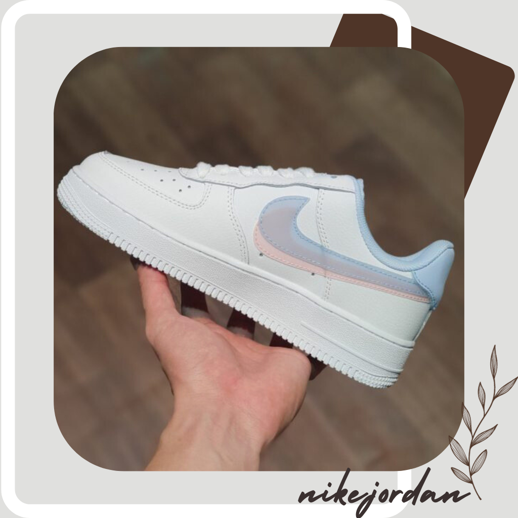 Giày Nike_Air Force 1, Giày Nike_AF1 Vệt Đen Hàng Đẹp Full Box Bill