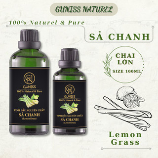 Tinh Dầu Sả Chanh Guniss 100ML |  Guniss VNXK Có Kiểm Định | 100% Natural.