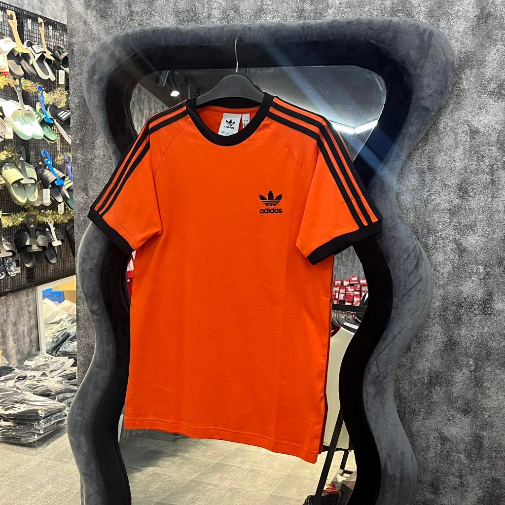 Áo Thun Chính Hãng Adidas Orange ADICOLOR CLASSICS 3-STRIPES TEE Shop Xám Store