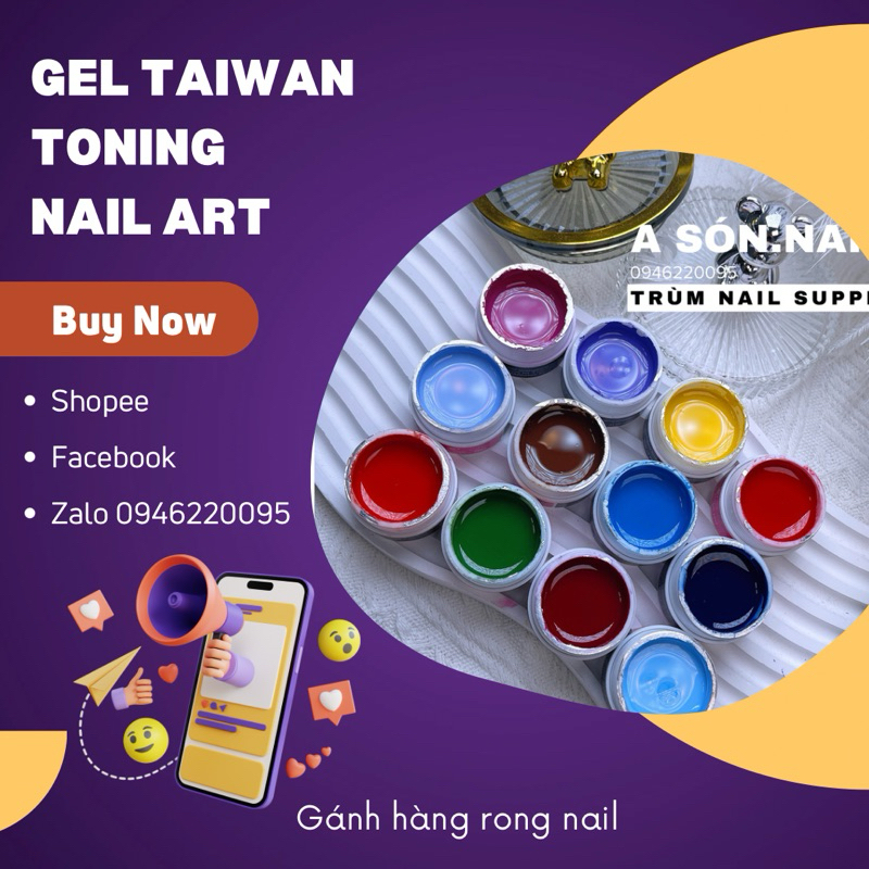 Set Gel Vẽ Pastel Fengshangmei | Chuyên Vẽ Hoạt Hình | Vẽ Hoạ Tiết | Vẽ Nail